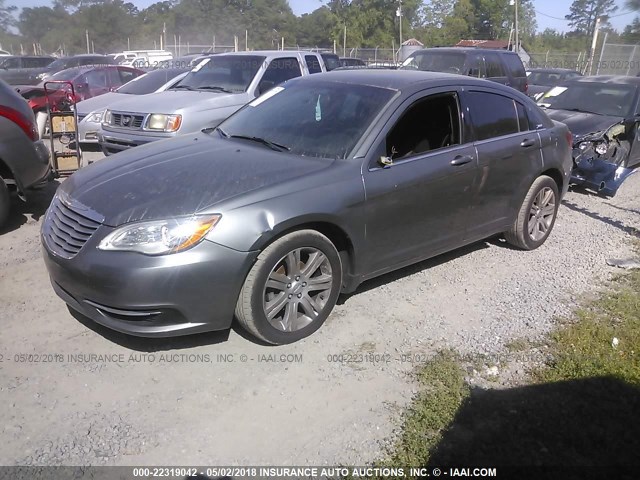 1C3CCBBB0DN570043 - 2013 CHRYSLER 200 TOURING GRAY photo 2