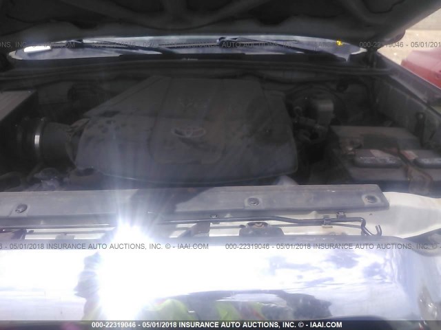 5TETU62N76Z179921 - 2006 TOYOTA TACOMA PRERUNNER ACCESS CAB SILVER photo 10