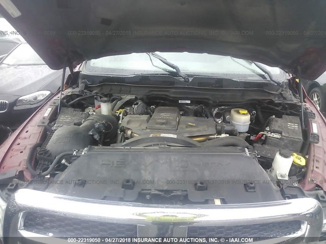 3C6UR5CL3FG501468 - 2015 RAM 2500 ST RED photo 10