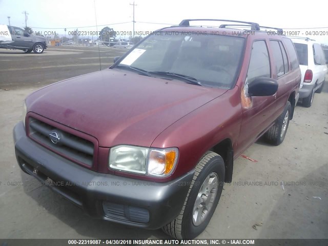 JN8AR07S0XW388070 - 1999 NISSAN PATHFINDER LE/SE/XE RED photo 2