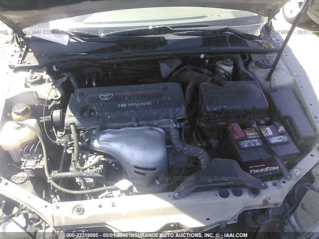 4T1BE30K64U354385 - 2004 TOYOTA CAMRY LE/XLE/SE GOLD photo 10