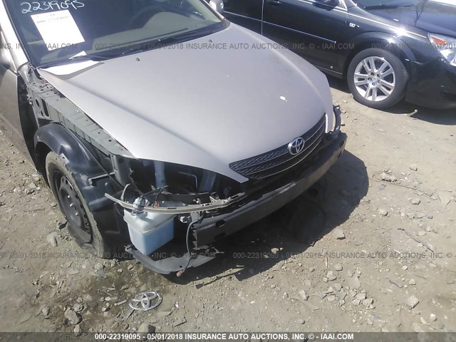 4T1BE30K64U354385 - 2004 TOYOTA CAMRY LE/XLE/SE GOLD photo 6
