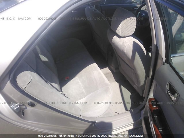 4T1BE30K64U354385 - 2004 TOYOTA CAMRY LE/XLE/SE GOLD photo 8