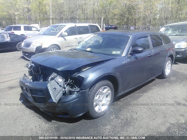 2D4FV47T37H899917 - 2007 DODGE MAGNUM SE BLACK photo 2