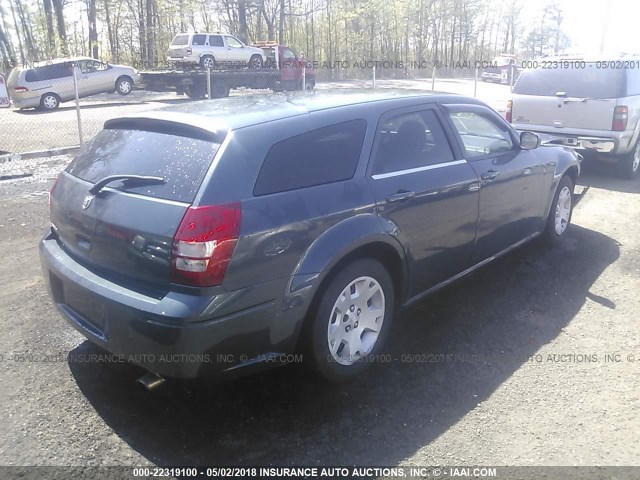 2D4FV47T37H899917 - 2007 DODGE MAGNUM SE BLACK photo 4