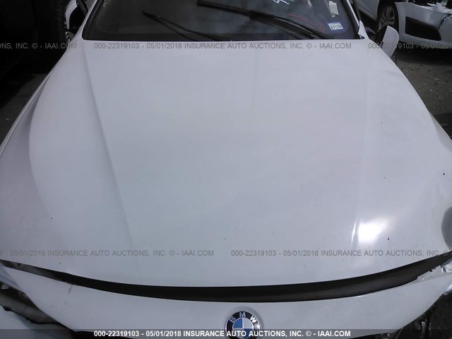 WBA3R1C55EK192766 - 2014 BMW 435 I WHITE photo 10