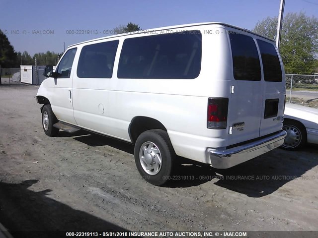 1FBNE3BL7CDA32283 - 2012 FORD ECONOLINE E350 SUPER DUTY WAGON WHITE photo 3