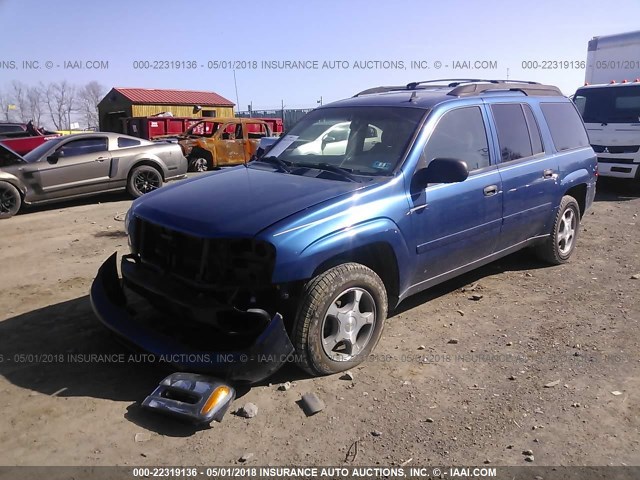 1GNET16SX66103838 - 2006 CHEVROLET TRAILBLAZER EXT LS/EXT LT BLUE photo 2