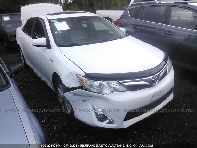 4T1BD1FK1CU037160 - 2012 TOYOTA CAMRY HYBRID/LE/XLE 白色 照片 1