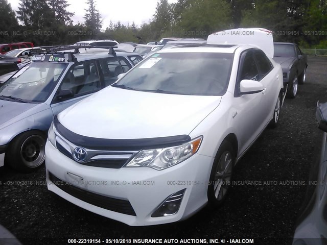 4T1BD1FK1CU037160 - 2012 TOYOTA CAMRY HYBRID/LE/XLE 白色 照片 2