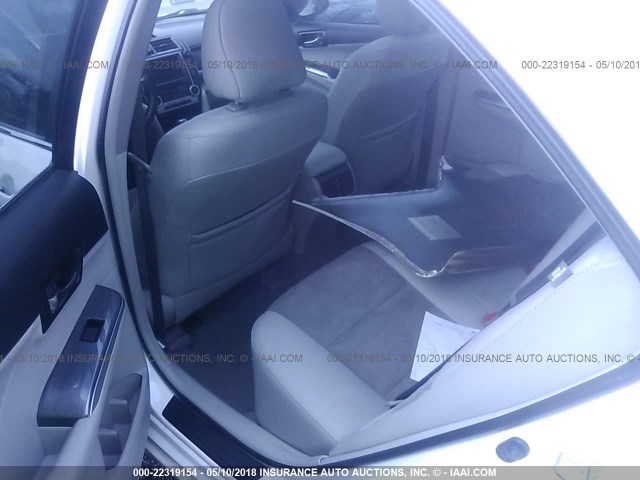 4T1BD1FK1CU037160 - 2012 TOYOTA CAMRY HYBRID/LE/XLE 白色 照片 8