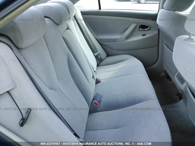 4T1BF3EK3BU597817 - 2011 TOYOTA CAMRY SE/LE/XLE BLUE photo 8