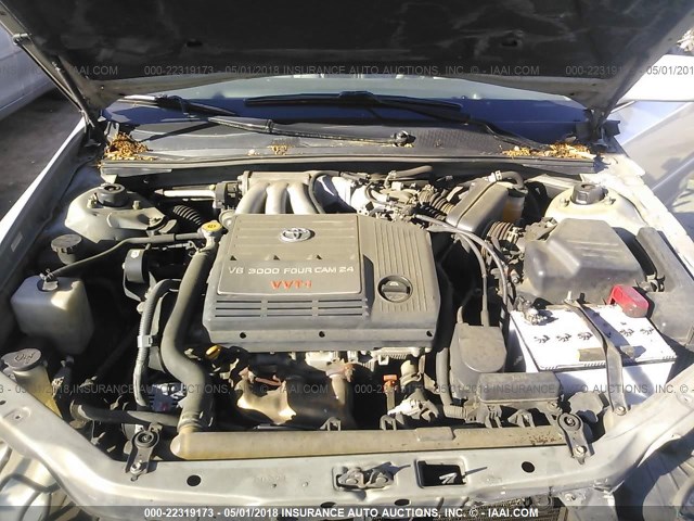 4T1BF28B0YU035971 - 2000 TOYOTA AVALON XL/XLS SILVER photo 10