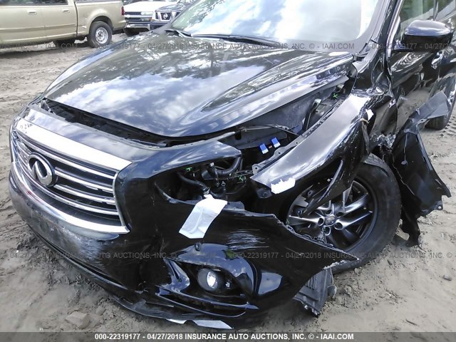 5N1AL0MN8FC507555 - 2015 INFINITI QX60 BLACK photo 6