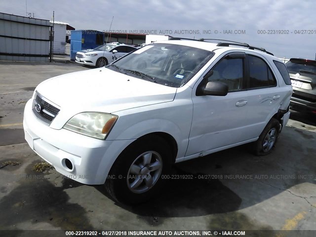 KNDJD733265630623 - 2006 KIA SORENTO EX/LX WHITE photo 2