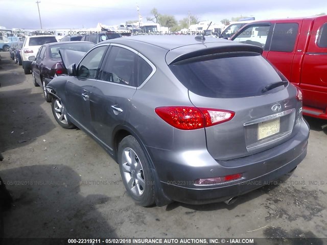 JNKAJ09F48M356236 - 2008 INFINITI EX35 JOURNEY GRAY photo 3