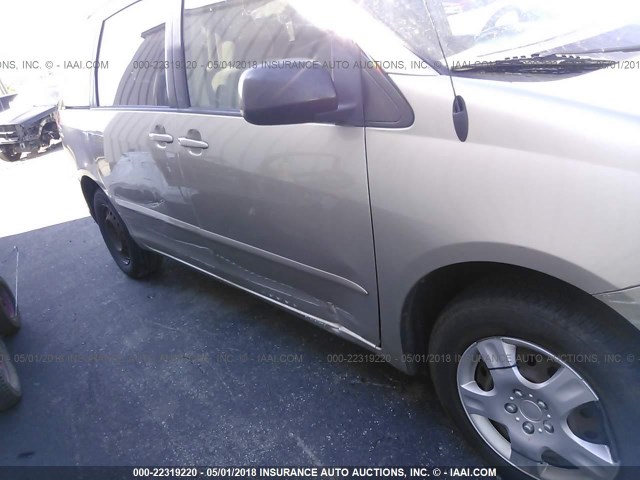 5TDZK23C38S172227 - 2008 TOYOTA SIENNA CE/LE GOLD photo 6