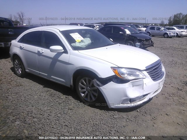 1C3CCBBB9DN595359 - 2013 CHRYSLER 200 TOURING WHITE photo 1