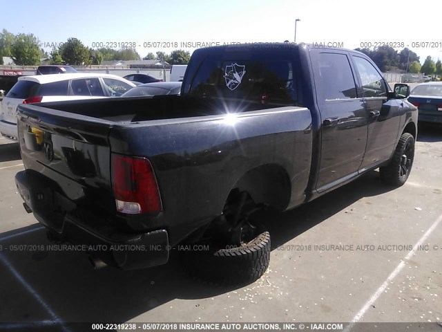 1C6RD7MT9CS307577 - 2012 DODGE RAM 1500 SPORT BLACK photo 4