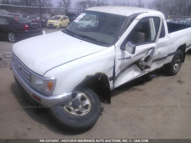 JT4UN22DXW0052386 - 1998 TOYOTA T100 XTRACAB WHITE photo 6