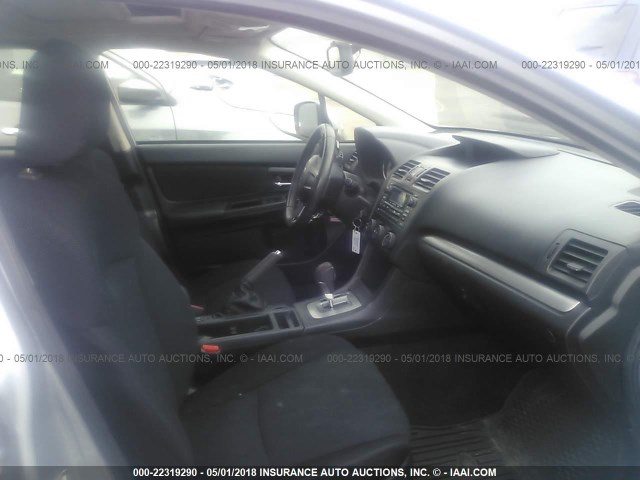 JF1GPAD68D2883277 - 2013 SUBARU IMPREZA PREMIUM SILVER photo 5