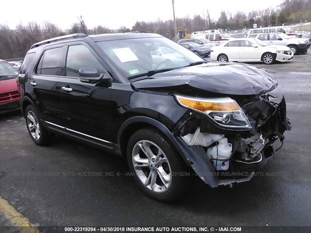 1FMHK8F89CGA09358 - 2012 FORD EXPLORER LIMITED 黑色 照片 1