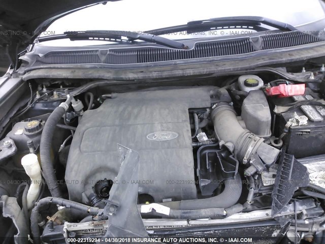 1FMHK8F89CGA09358 - 2012 FORD EXPLORER LIMITED 黑色 照片 10