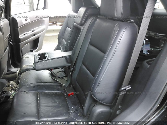 1FMHK8F89CGA09358 - 2012 FORD EXPLORER LIMITED 黑色 照片 8
