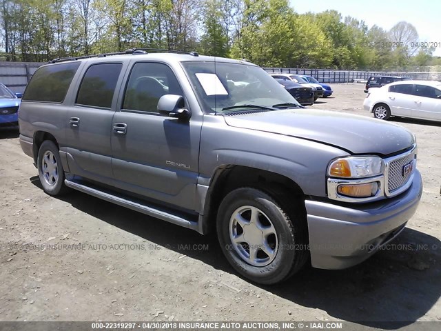 1GKFK66U55J230690 - 2005 GMC YUKON XL DENALI GRAY photo 1