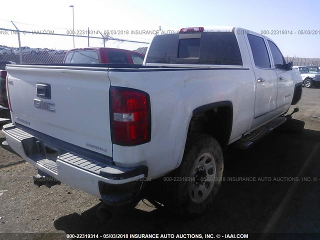 1GT12UEY9HF235381 - 2017 GMC SIERRA K2500 DENALI WHITE photo 4