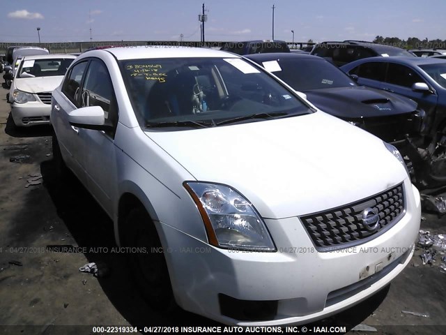 3N1AB61EX7L702855 - 2007 NISSAN SENTRA 2.0/2.0S/2.0SL WHITE photo 1