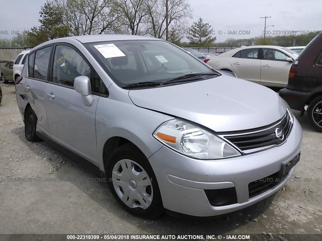 3N1BC1CP1CK242987 - 2012 NISSAN VERSA S/SL SILVER photo 1