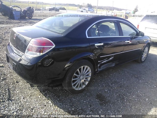 1G8ZV57747F199581 - 2007 SATURN AURA XR BLACK photo 4