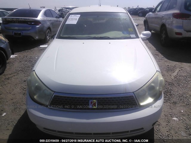 1G8JD54R85Y505947 - 2005 SATURN L300 LEVEL 2 WHITE photo 6