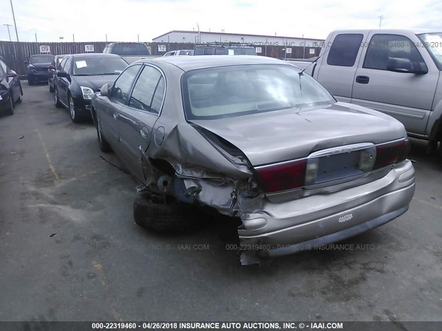 1G4HR54K12U186799 - 2002 BUICK LESABRE LIMITED GOLD photo 3