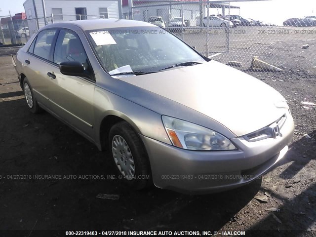 1HGCM56125A105883 - 2005 HONDA ACCORD DX GOLD photo 1