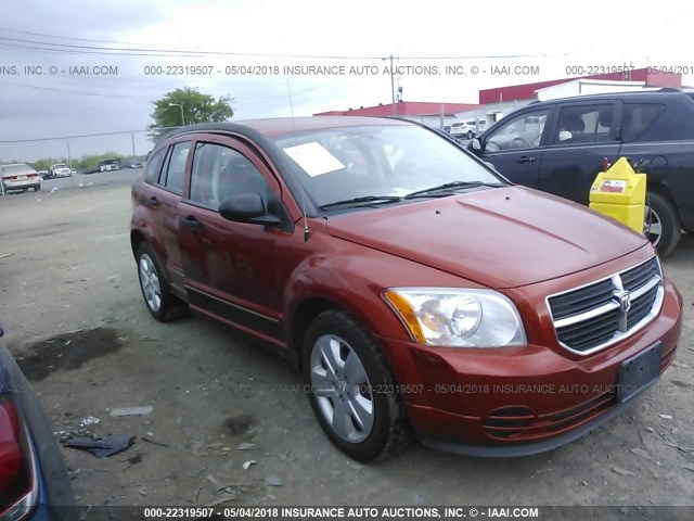 1B3HB48B97D306371 - 2007 DODGE CALIBER SXT ORANGE photo 1