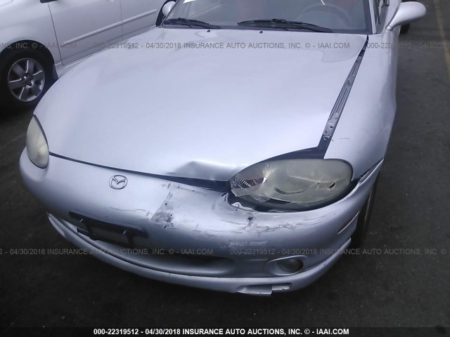 JM1NB3536Y0142658 - 2000 MAZDA MX-5 MIATA LS SILVER photo 6