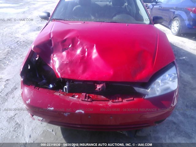 1FAFP34N87W336571 - 2007 FORD FOCUS ZX4/S/SE/SES 红色 照片 6