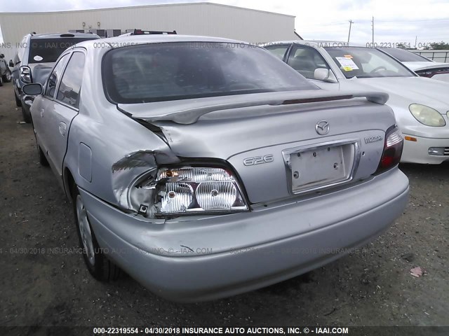 1YVGF22C125264778 - 2002 MAZDA 626 LX SILVER photo 6