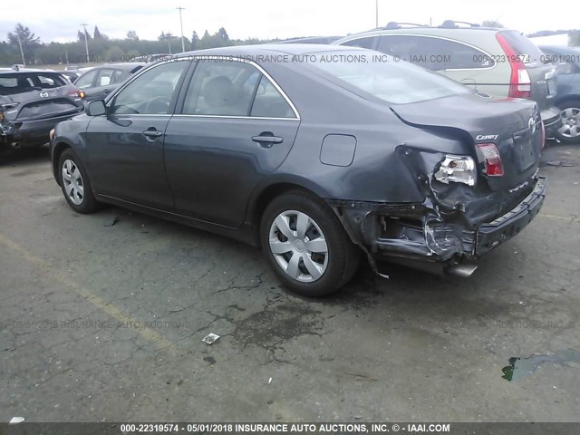 4T1BK46K38U564843 - 2008 TOYOTA CAMRY LE/XLE/SE GRAY photo 3