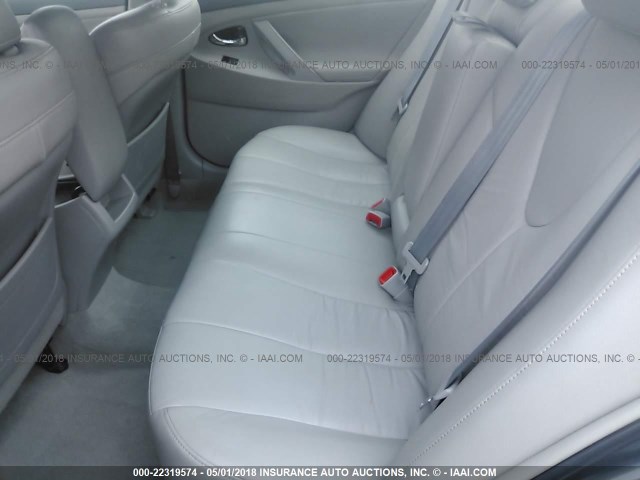 4T1BK46K38U564843 - 2008 TOYOTA CAMRY LE/XLE/SE ნაცრისფერი ფოტო 8