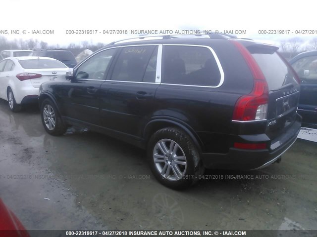 YV4CZ852691522597 - 2009 VOLVO XC90 V8 BLACK photo 3