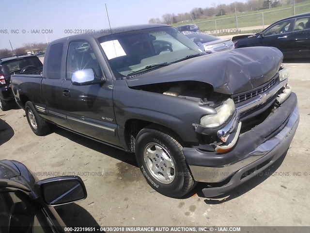 2GCEC19V2Y1396028 - 2000 CHEVROLET SILVERADO C1500 GRAY photo 1