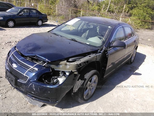 1G1ZB5E13BF208737 - 2011 CHEVROLET MALIBU LS 蓝色 照片 2