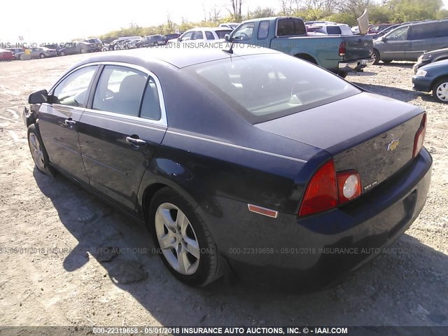 1G1ZB5E13BF208737 - 2011 CHEVROLET MALIBU LS 蓝色 照片 3
