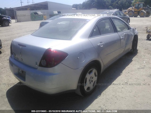 1G2ZF55B664171628 - 2006 PONTIAC G6 SE SILVER photo 4