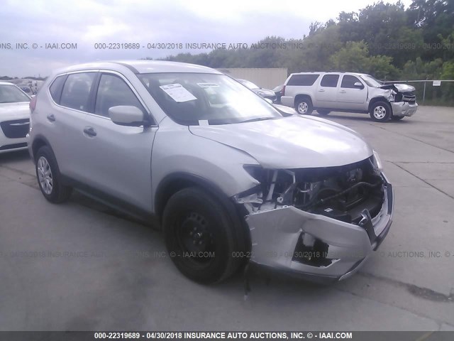 JN8AT2MV3HW277834 - 2017 NISSAN ROGUE S/SL/SV SILVER photo 1