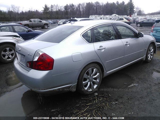 JNKAY01F67M462807 - 2007 INFINITI M35 SPORT SILVER photo 4