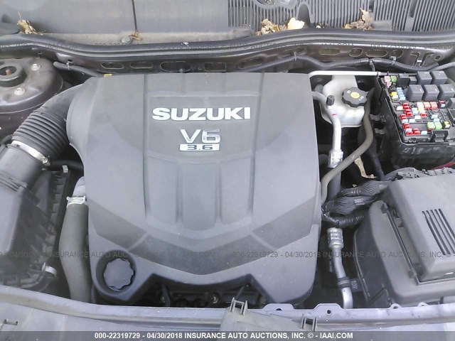 2S3DB217376120915 - 2007 SUZUKI XL7 GRAY photo 10